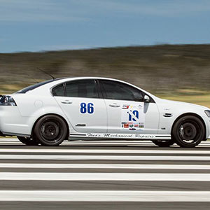 Theo's Mechanical Repairs VE Commodore in action at the Snowy Mountains 1000 Airport 1000 metre Sprint